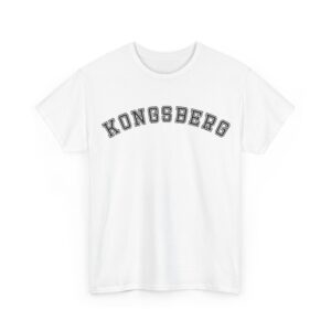kongsberg t shirt dark text unisex fit