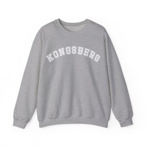 kongsberg sweatshirt light text – unisex fit