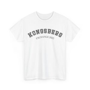 kongsberg exchange t shirt dark text unisex fit