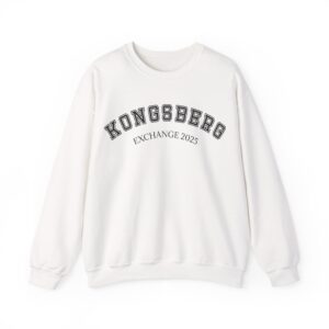 kongsberg exchange sweatshirt dark text – unisex fit
